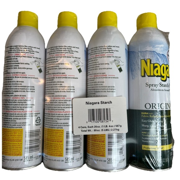 Niagara Original Spray Starch (4-pack, 20 oz) - 1.25 Pound (Pack of 4) - Picture 3 of 3
